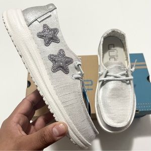 Hey Dude | Star Silver Wendy Youth Slip On Shoes